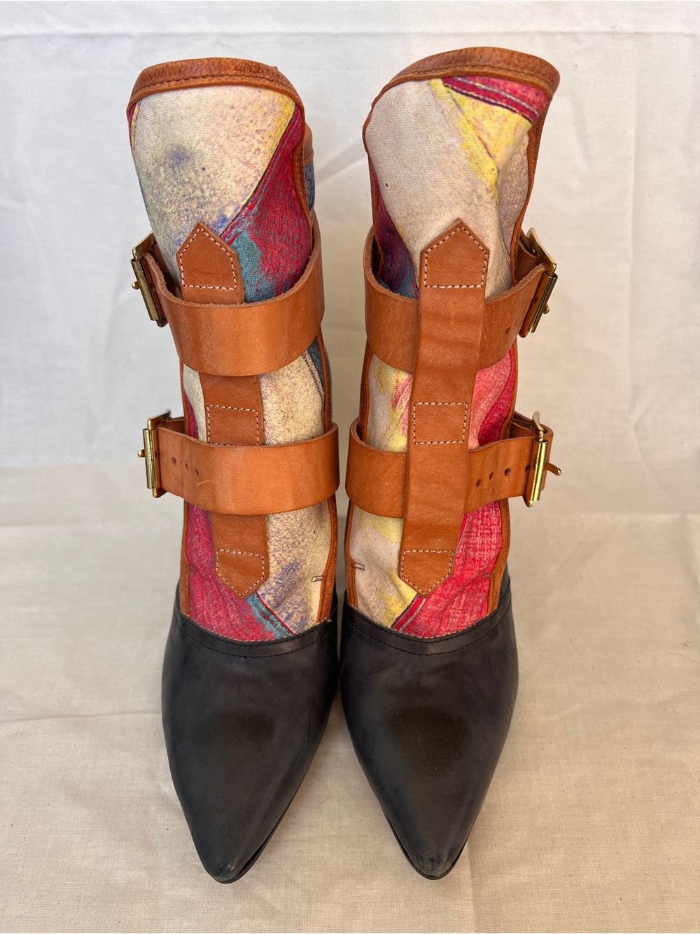 Y2K Vintage Vivienne Westwood Bondage Boots (Size 7) - Picture 2 of 4